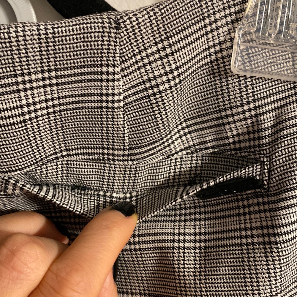 Calvin Klein plaid stretchy skinny pants